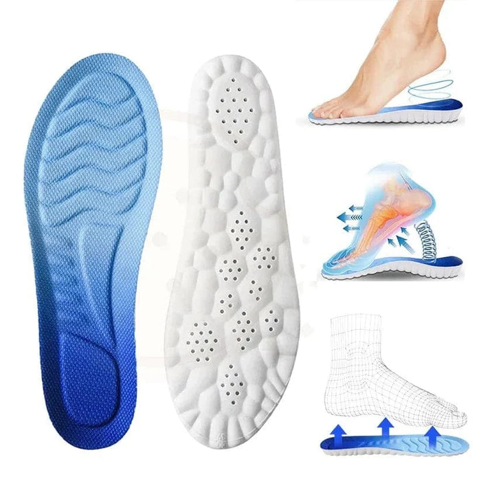 Kroppsbutiken Skoindlæg 4D stødabsorberende indlægssåler