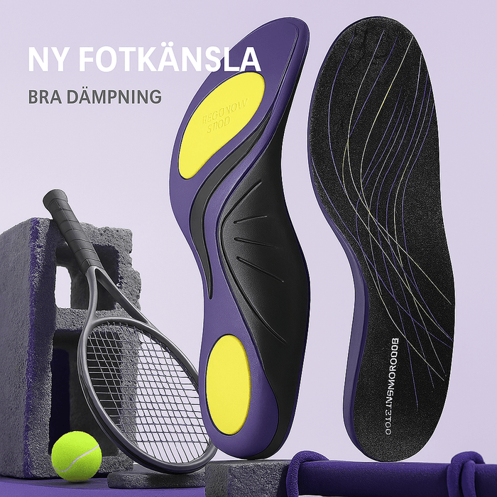 Kroppsbutiken Skoindlæg Indlægssåler med fuld svangstøtte