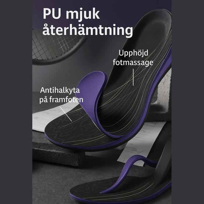 Kroppsbutiken Skoindlæg Indlægssåler med fuld svangstøtte