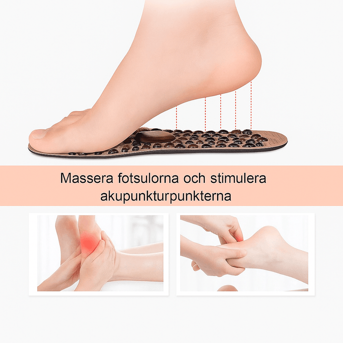 Kropsbutikken Sålindlæg Massagelæg med stenmotiv
