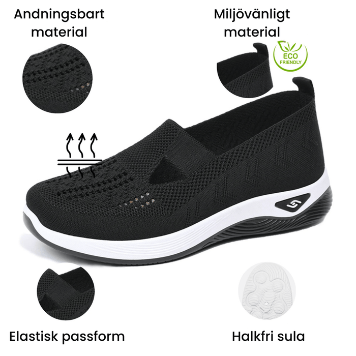 Kroppsbutiken Sko Slip-on komfort sko