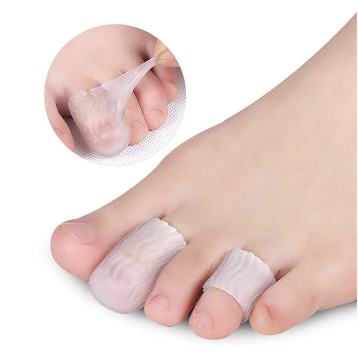 Kroppsbutiken skoskav Tåbeskytter (silikone, 2-pak)