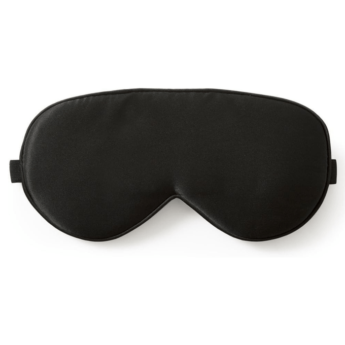 Kroppsbutiken sovemaske Sort Sovemaske i silke