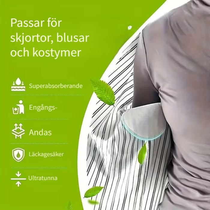 Kroppsbutiken Standardtitel Svedbeskyttelse til Armhulerne (50 stk.)