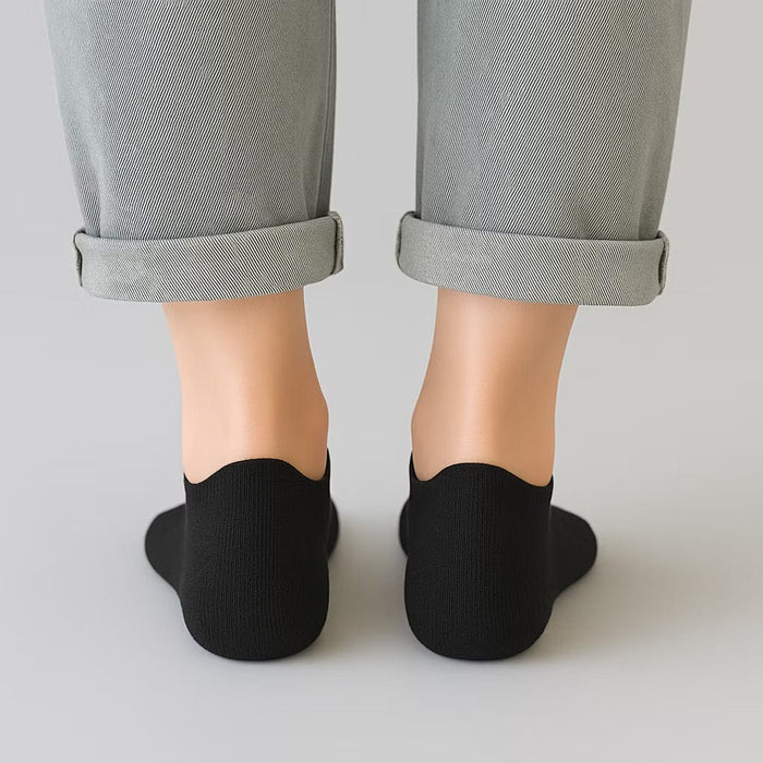 Kroppsbutiken Strømper Sorte ankelstrømper (10 par)