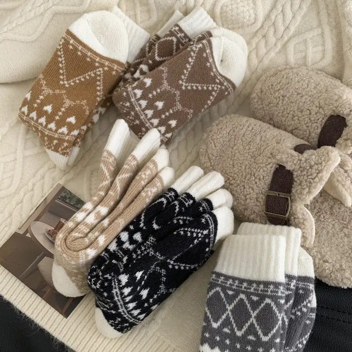 Kroppsbutiken Strømper Vinterstrømper fluffy (5-pak)