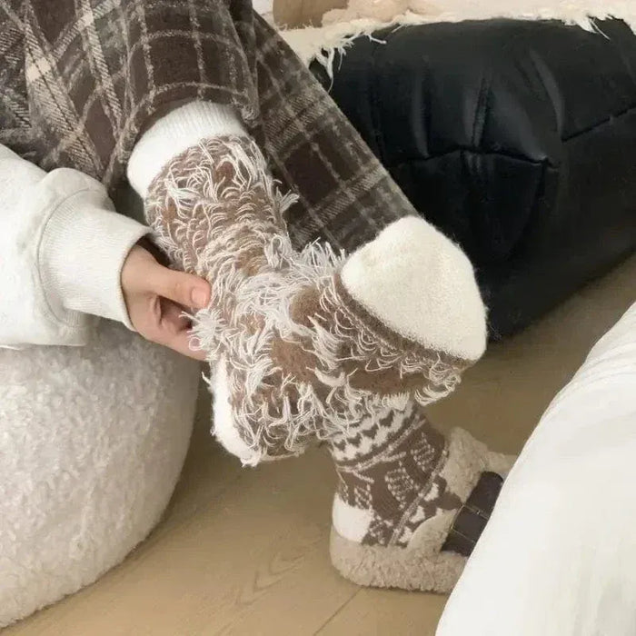 Kroppsbutiken Strømper Vinterstrømper fluffy (5-pak)