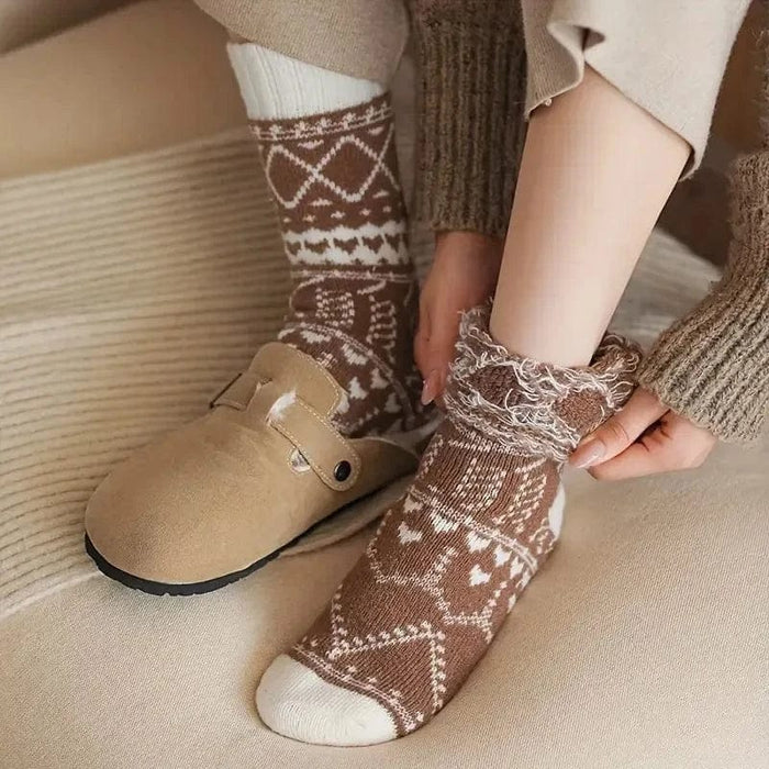 Kroppsbutiken Strømper Vinterstrømper fluffy (5-pak)