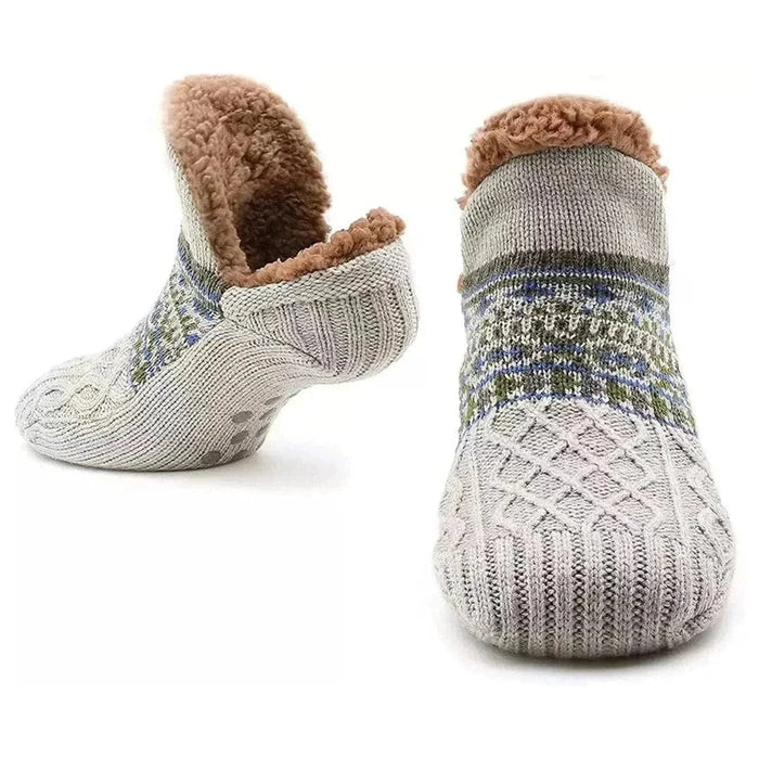 Kroppsbutikken Strømper Grå / 35-39(24cm) Lækre fleeceforede vinterstrømper