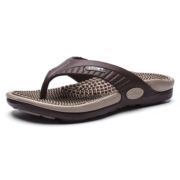 Kroppsbutiken Tofflor Brun / 40 Massage Flip-Flops