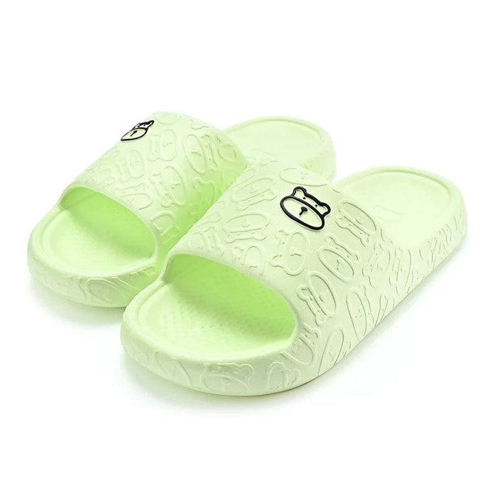 Kropsbutik Tøfler Grøn / 36-37 Slip-in bjørnesandaler