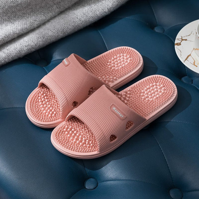 Kropsbutikken Tøfler Rosa / 36-37 Bløde Tøfler med zoneterapi