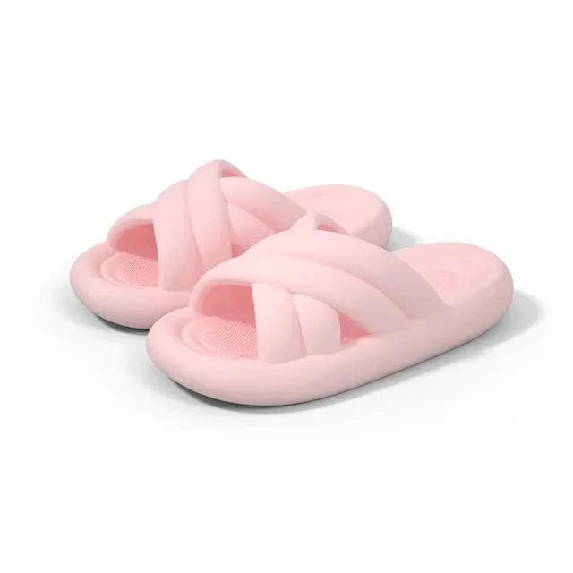 Kropsbutikken Tøfler Rosa / 36-37 (passer 35-36) Tøfler med korsett