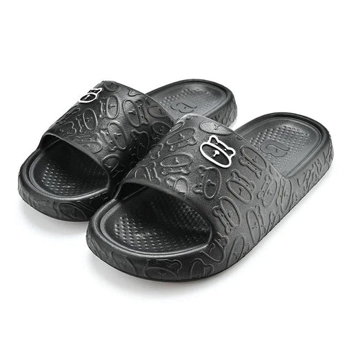 Kroppsbutiken Tofflor Sort / 36-37 Slip-in bjørnesandaler