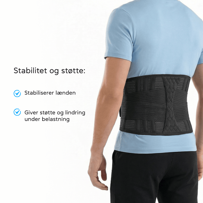 Kropsbutikken Lændebælte Lænderygsstøttebælte Pro