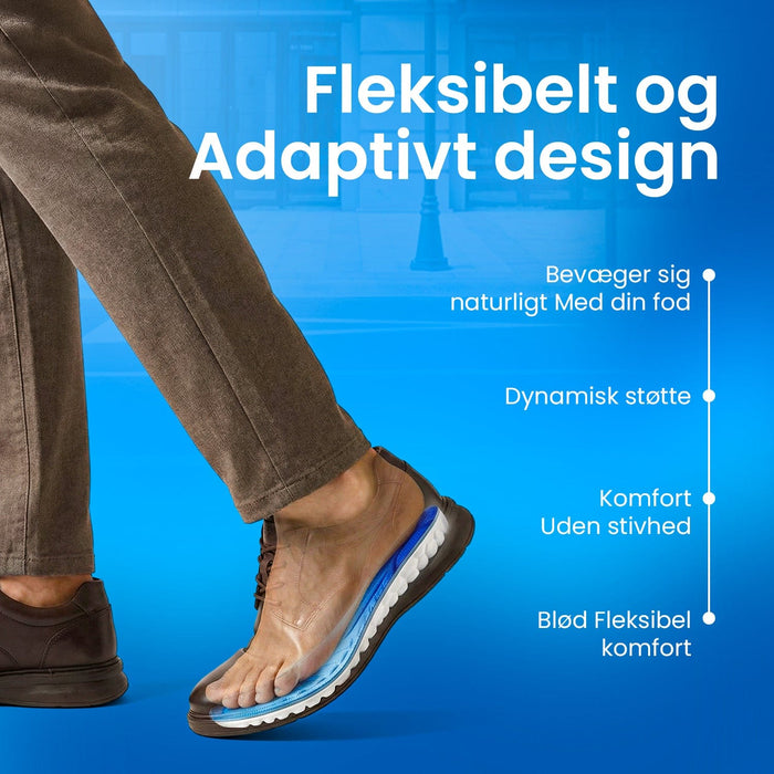 Kropsbutikken Skoindlæg 4D stødabsorberende indlægssåler