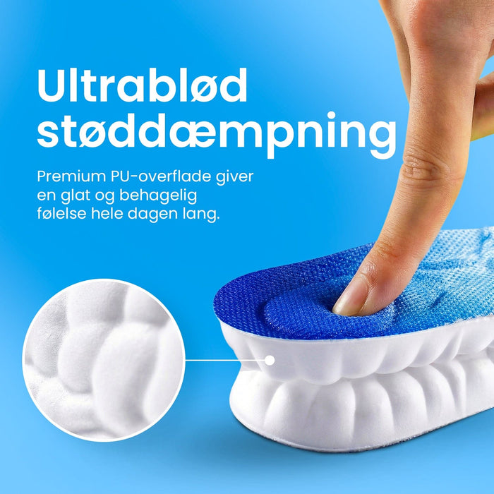 Kropsbutikken Skoindlæg 4D stødabsorberende indlægssåler